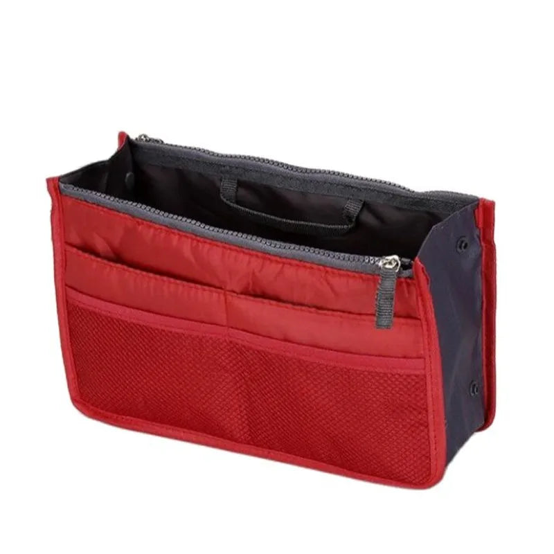 Premium Nylon Handbag Organizer Insert – Multi-Pocket Purse Organizer & Travel Insert Bag for Women