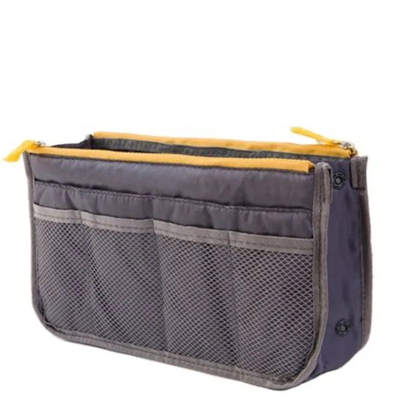 Premium Nylon Handbag Organizer Insert – Multi-Pocket Purse Organizer & Travel Insert Bag for Women