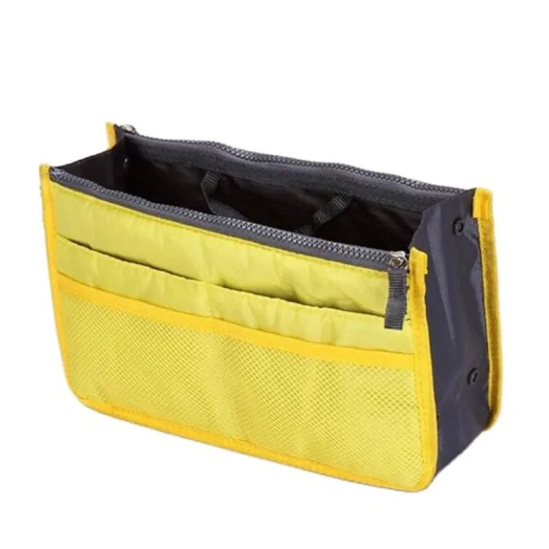 Premium Nylon Handbag Organizer Insert – Multi-Pocket Purse Organizer & Travel Insert Bag for Women