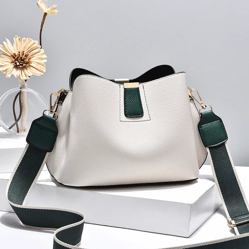 Luxury Retro Designer Leather Handbag – Classic Shoulder Tote for Women