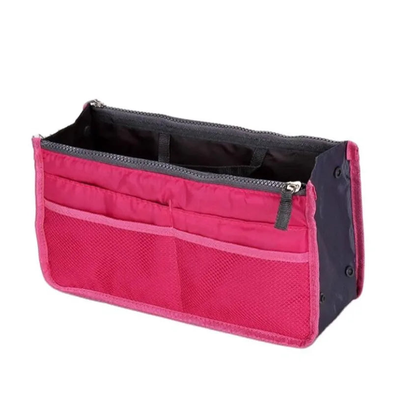 Premium Nylon Handbag Organizer Insert – Multi-Pocket Purse Organizer & Travel Insert Bag for Women