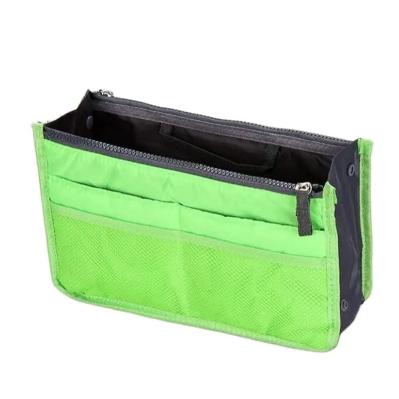 Premium Nylon Handbag Organizer Insert – Multi-Pocket Purse Organizer & Travel Insert Bag for Women