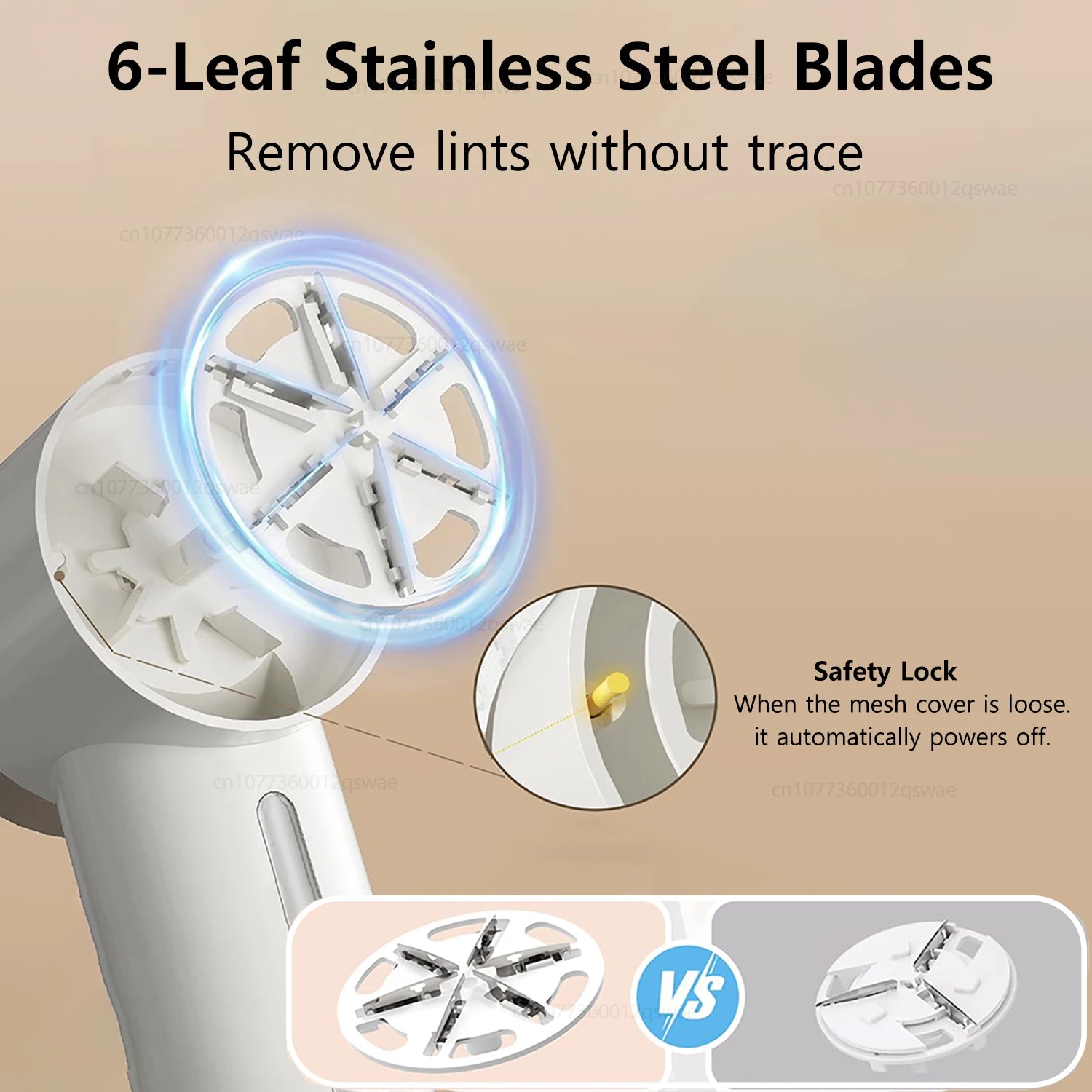 Rechargeable Electric Lint Shaver - Professional Fabric Defuzzer