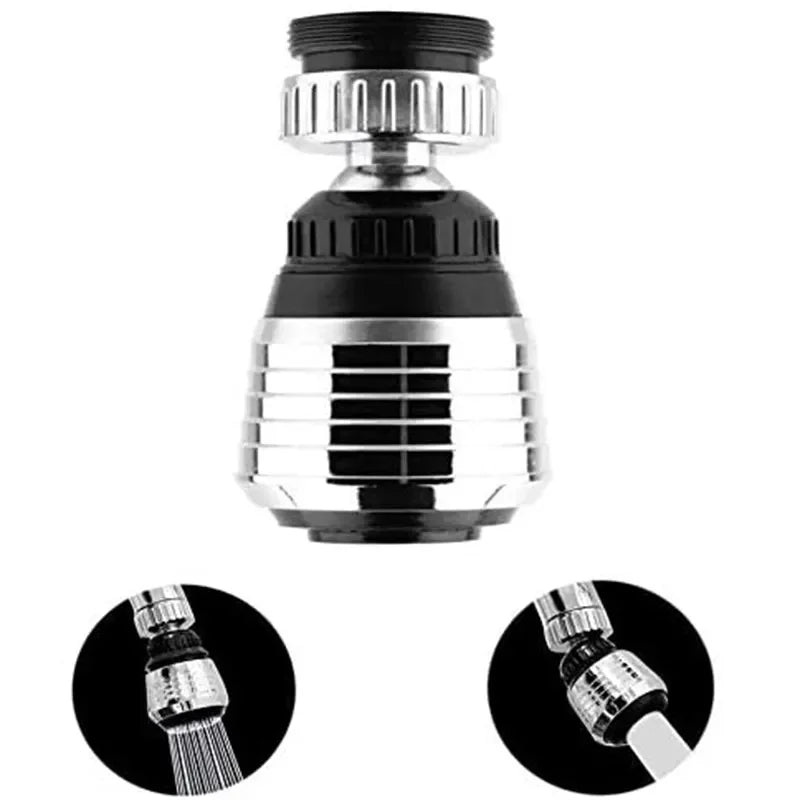 360° Rotatable Water-Saving Tap Nozzle - High Pressure Faucet Bubbler