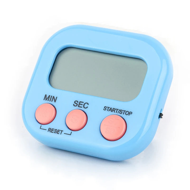 Digital Kitchen Timer - Magnetic Countdown & Loud Alarm for Cooking & Study