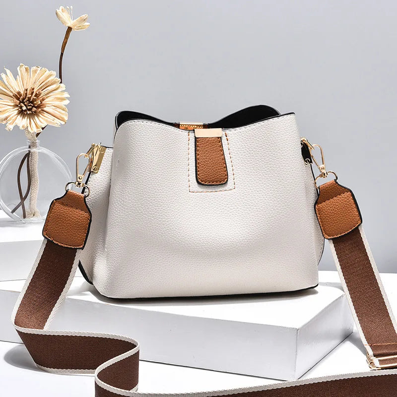 Luxury Retro Designer Leather Handbag – Classic Shoulder Tote for Women