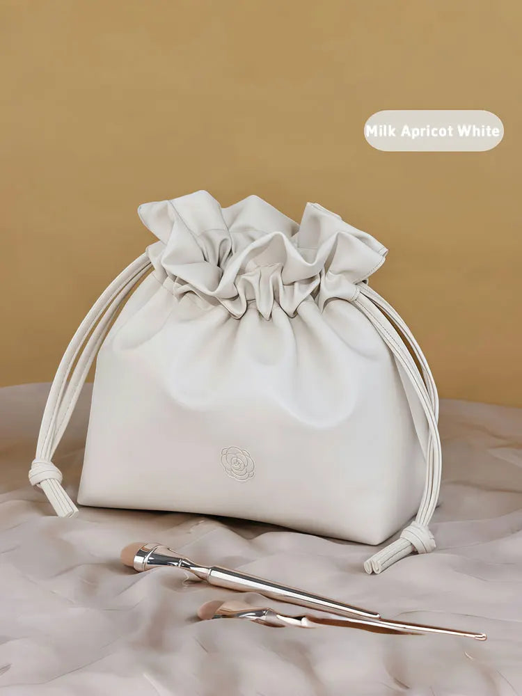 Large Capacity Lazy Makeup Bag – Portable Drawstring Cosmetic Organizer & Travel Toiletry Pouch
