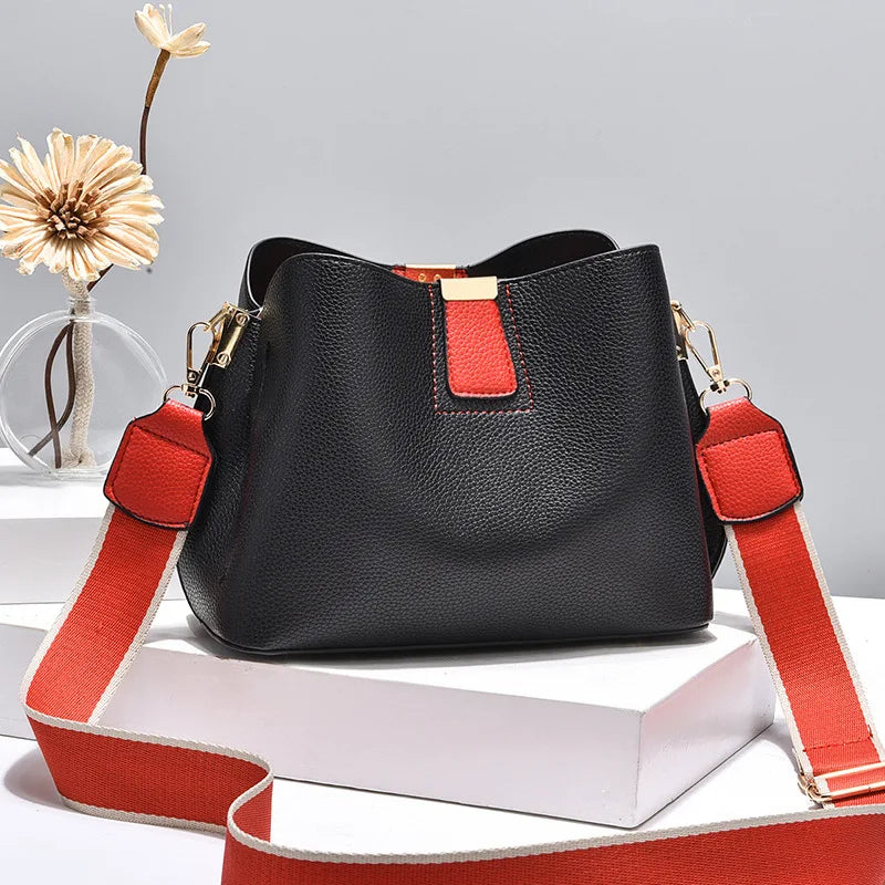 Luxury Retro Designer Leather Handbag – Classic Shoulder Tote for Women