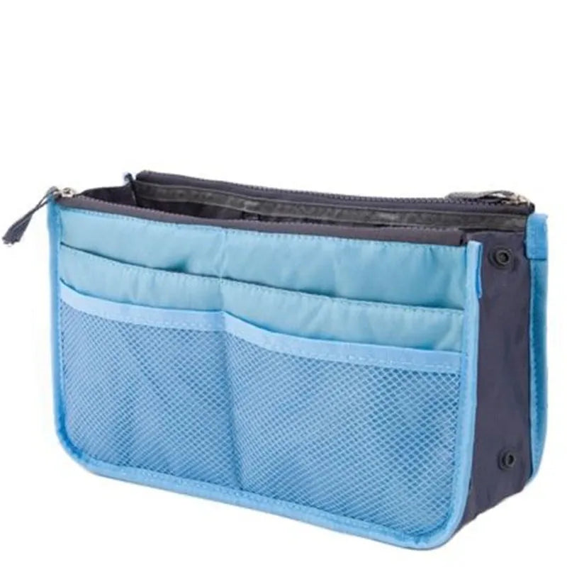 Premium Nylon Handbag Organizer Insert – Multi-Pocket Purse Organizer & Travel Insert Bag for Women