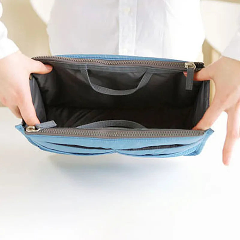 Premium Nylon Handbag Organizer Insert – Multi-Pocket Purse Organizer & Travel Insert Bag for Women