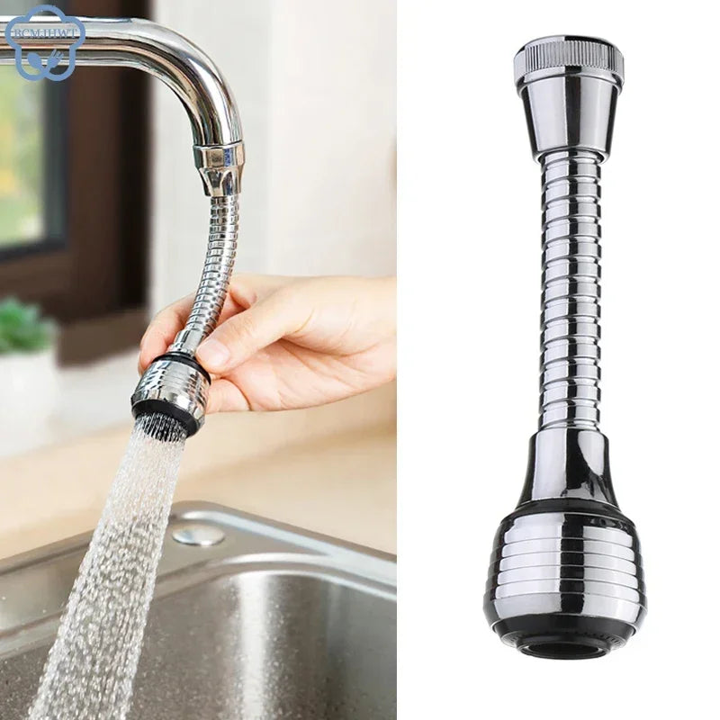 360° Rotatable Water-Saving Tap Nozzle - High Pressure Faucet Bubbler