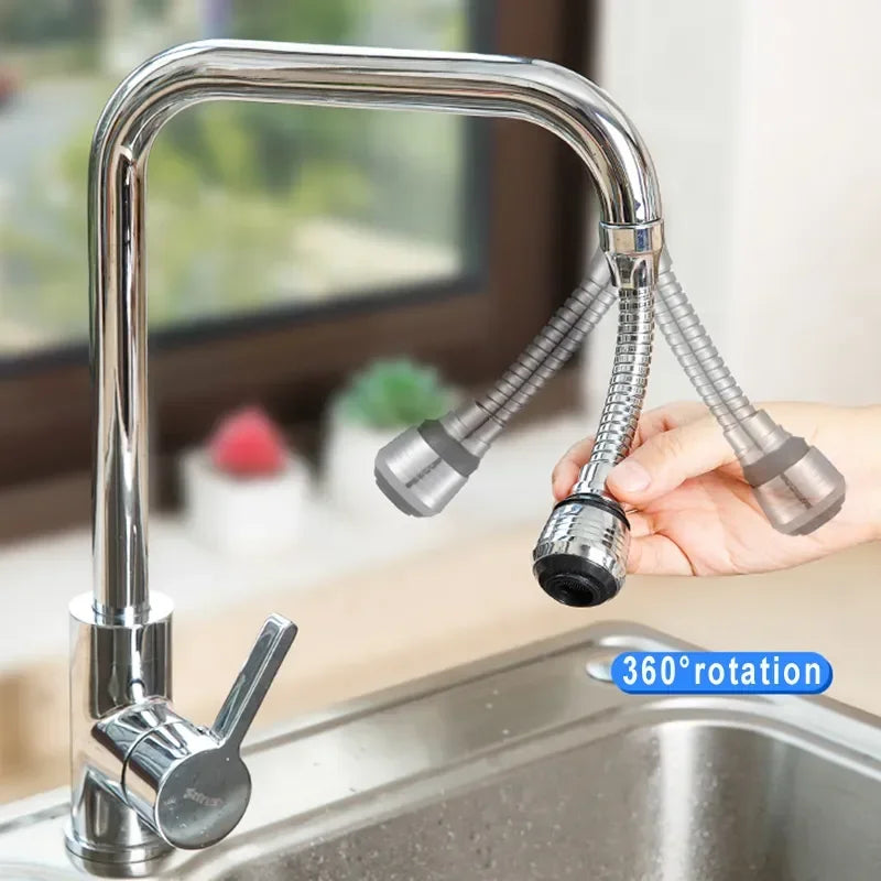 360° Rotatable Water-Saving Tap Nozzle - High Pressure Faucet Bubbler