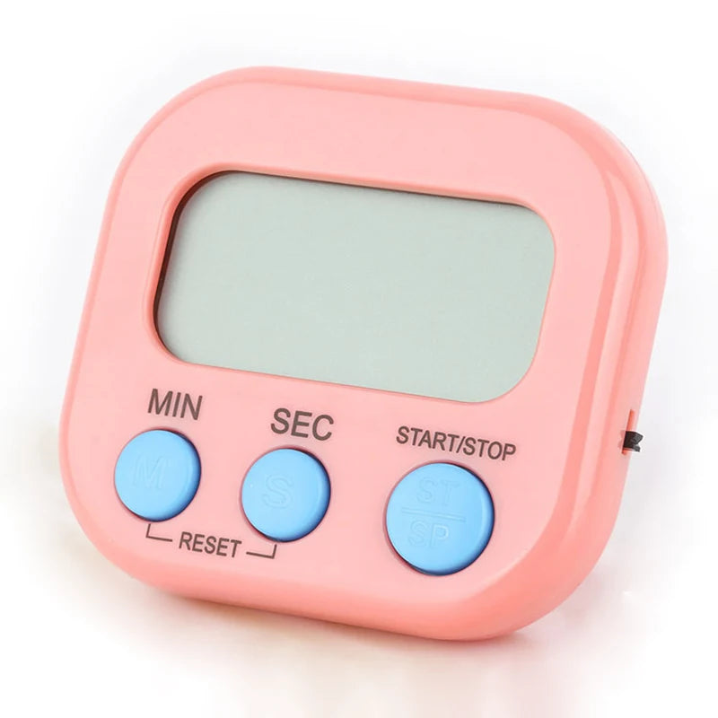 Digital Kitchen Timer - Magnetic Countdown & Loud Alarm for Cooking & Study