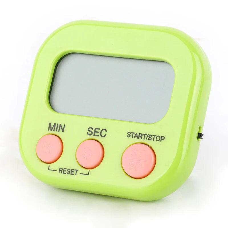 Digital Kitchen Timer - Magnetic Countdown & Loud Alarm for Cooking & Study